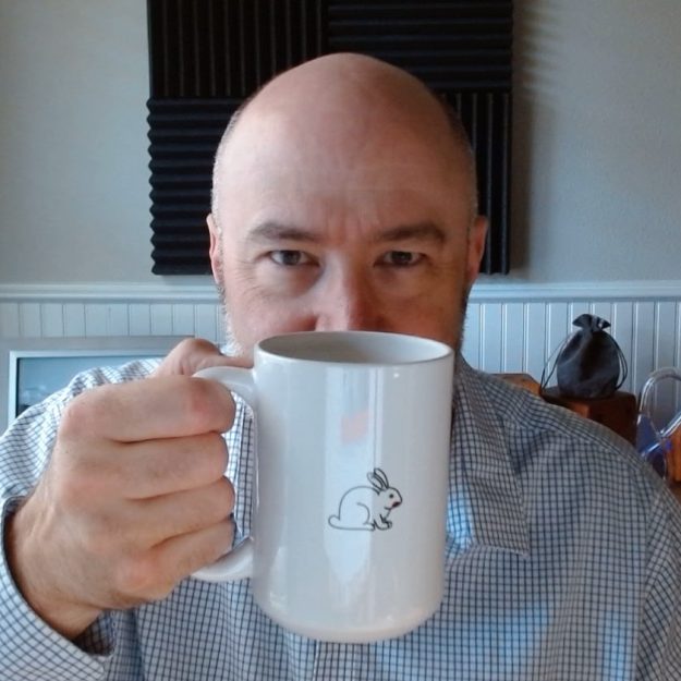 Bloody Rabbit Monty Python coffee mug